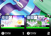Displays visualizadores das pistas