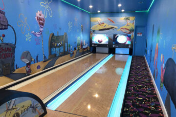 Imply® Residential Bowling Alleys value leisure area with thematic decoration