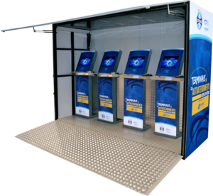 Gremio Arena innovates and installs Imply Self Service Kiosks for ticket sales